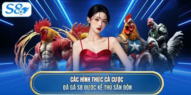 Các hình thức cá cược đá gà S8 được kê thủ săn đón